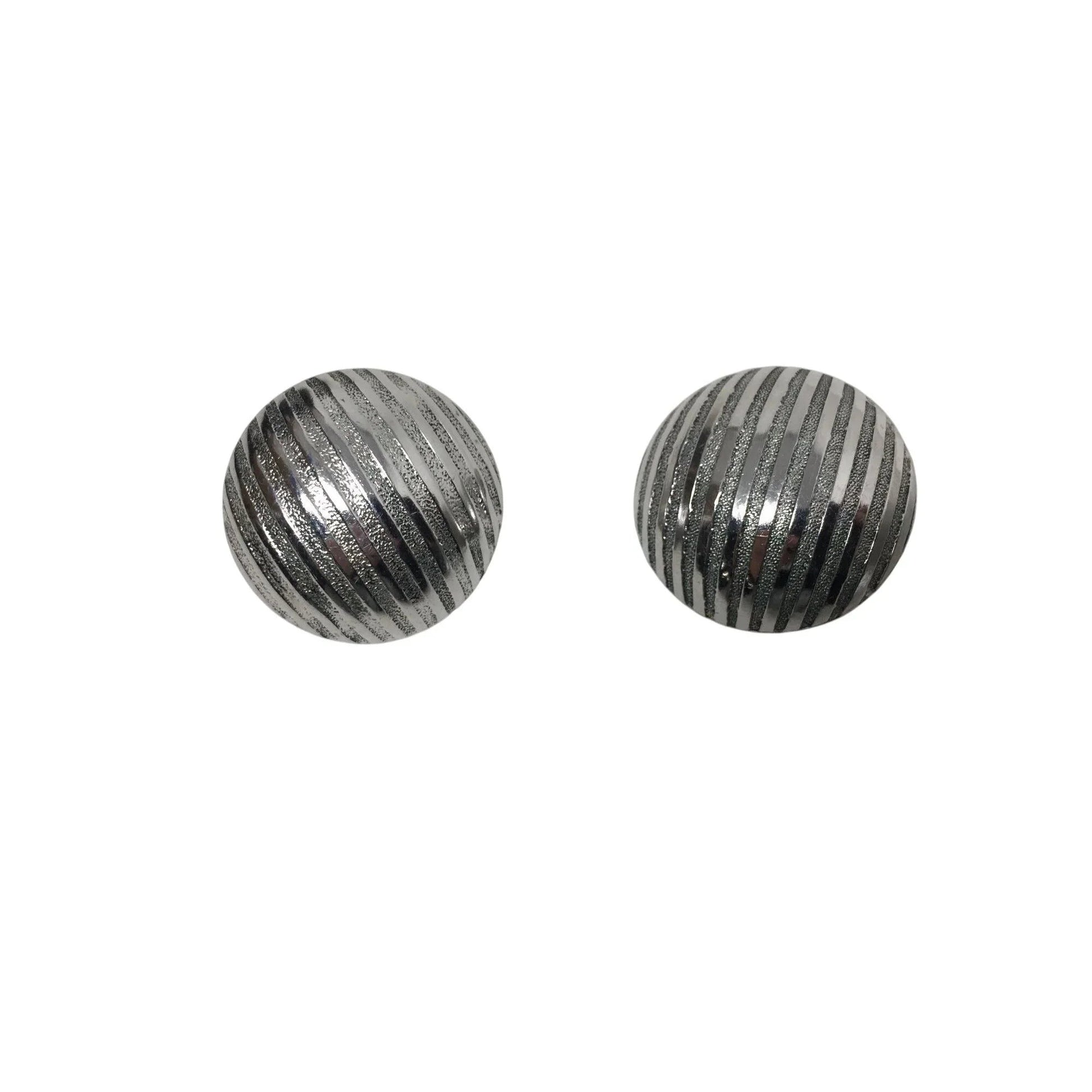 Women's Vintage Whiting and Davis Co Clip On Earrings - A+ Stuff - Earrings - A+ Stuff