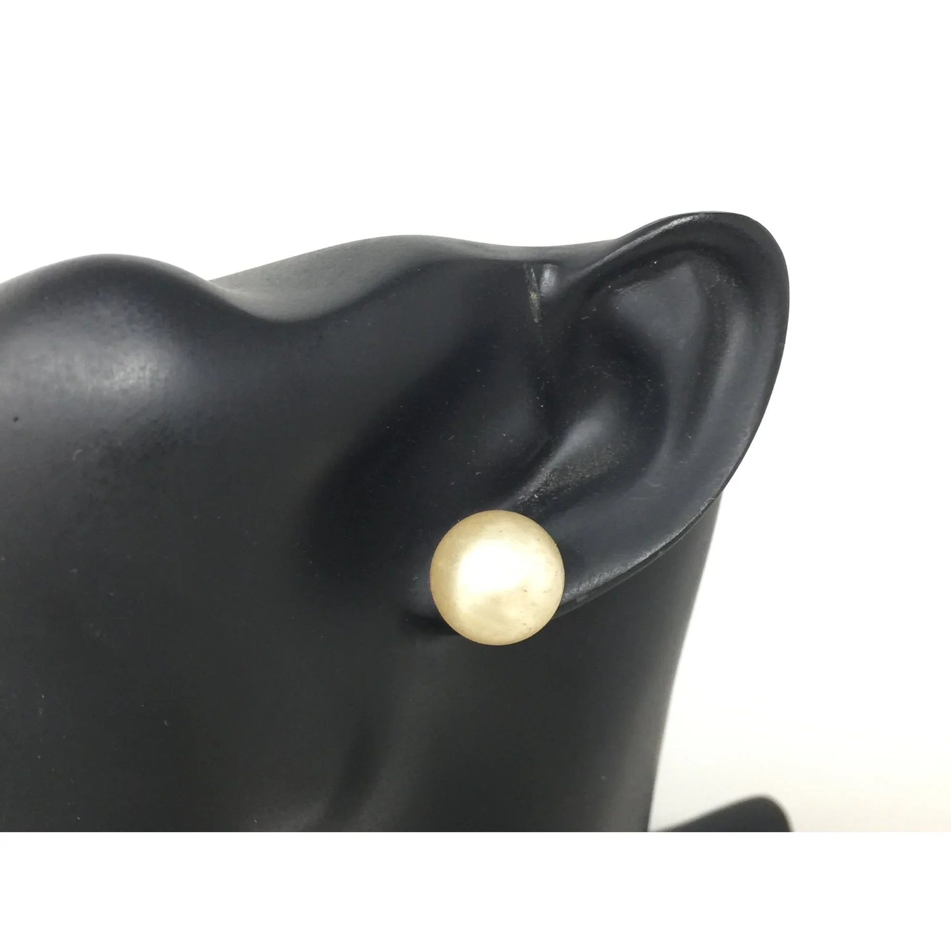Women's White Faux Pearl Earrings - A+ Stuff - Earrings - A+ Stuff