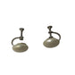 Women's White Faux Pearl Screw Back earrings - A+ Stuff - Earrings - A+ Stuff
