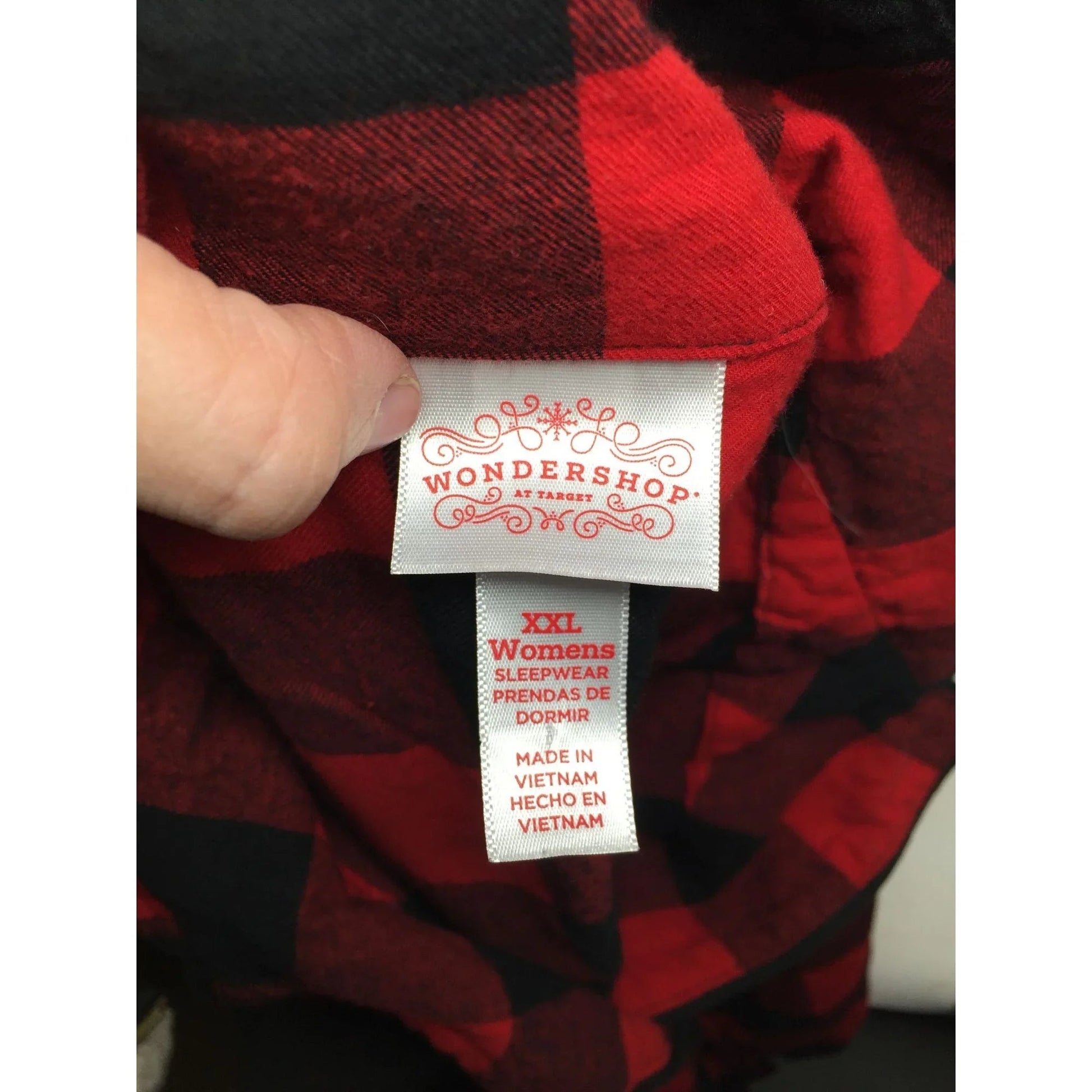 Womens Wondershop at Target Red/Black Plaid Matching Pajamas Size XXL - wondershop - Shirts & Tops - A+ Stuff