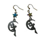Women's/Girl's Fairy Sitting on the Moon Earrings with Stars - A+ Stuff - earrings - A+ Stuff