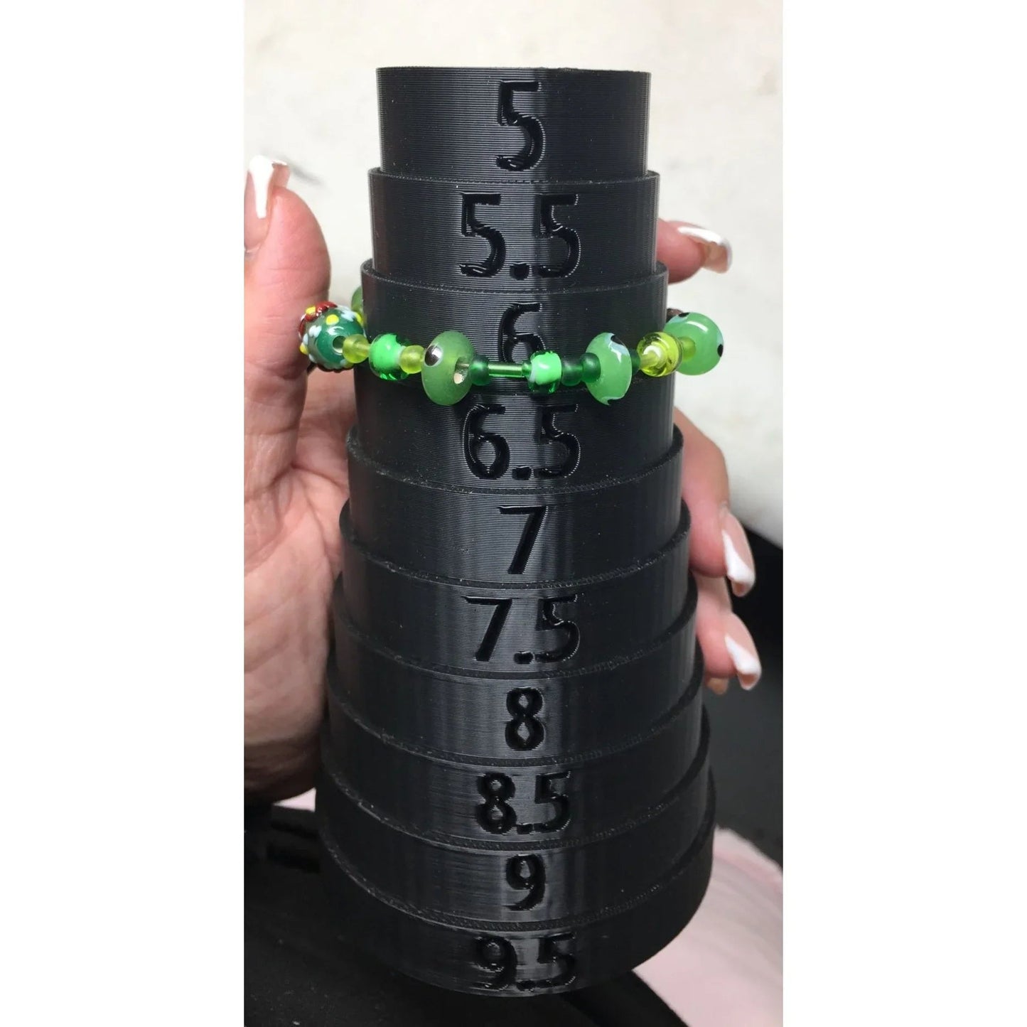 Women's/Girl's Green Beaded Bracelet - A+ Stuff - Bracelet - A+ Stuff