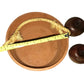 Wooden Apples in Terra Cotta Basket Table Decor - Hand Carved. 6 Apples in All - 1 Eaten - Unbranded - Home Decor - A+ Stuff