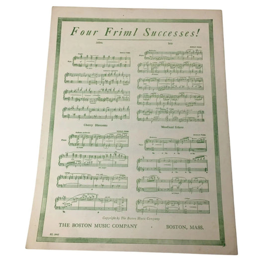 ''Woodland echoes'' Sheet music by Rudolf Friml - A+ Stuff - SHEET MUSIC - A+ Stuff