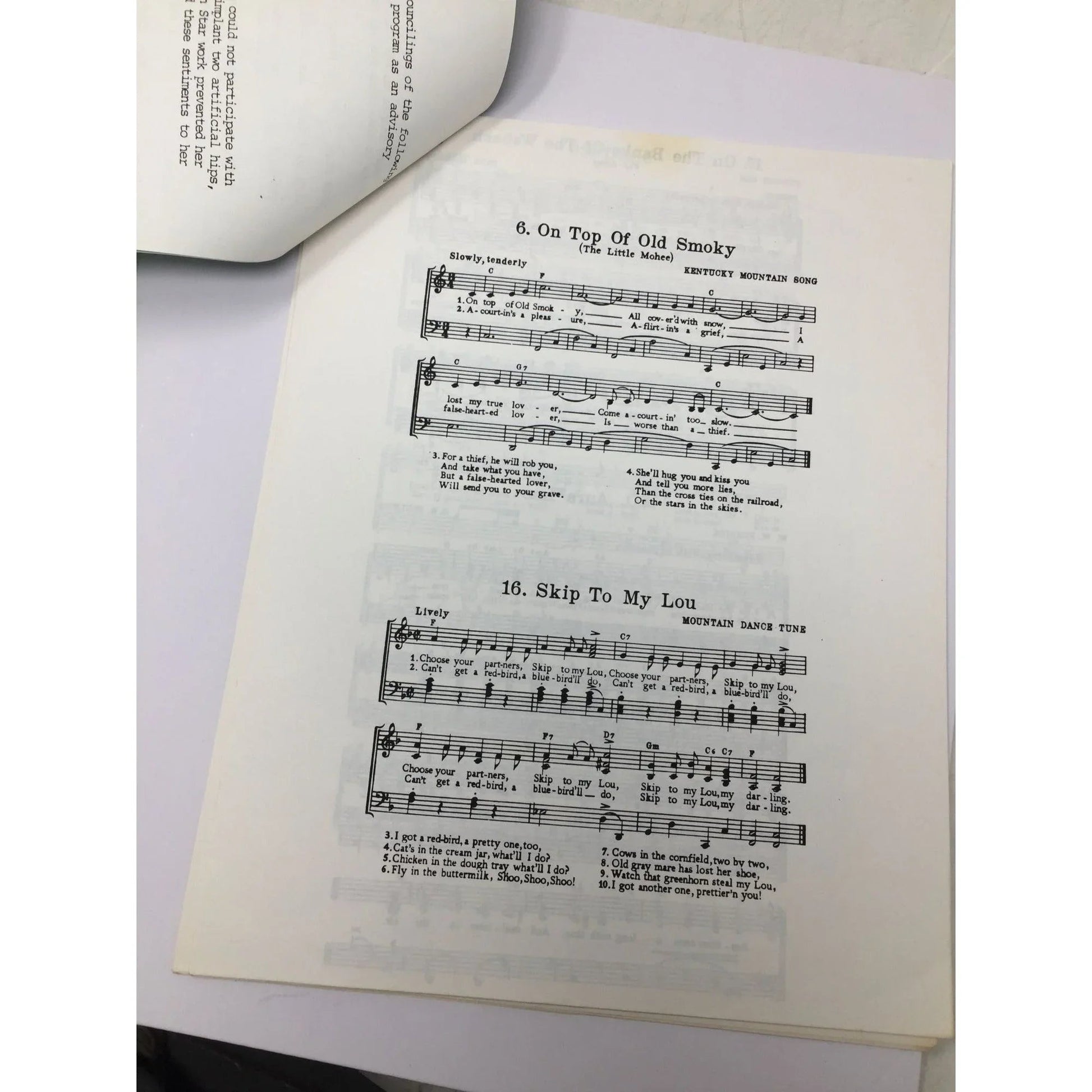 ''Woodville Election Night Supper United Methodist Church'' Sheet Music Pamphlet/Booklet - A+ Stuff - SHEET MUSIC - A+ Stuff