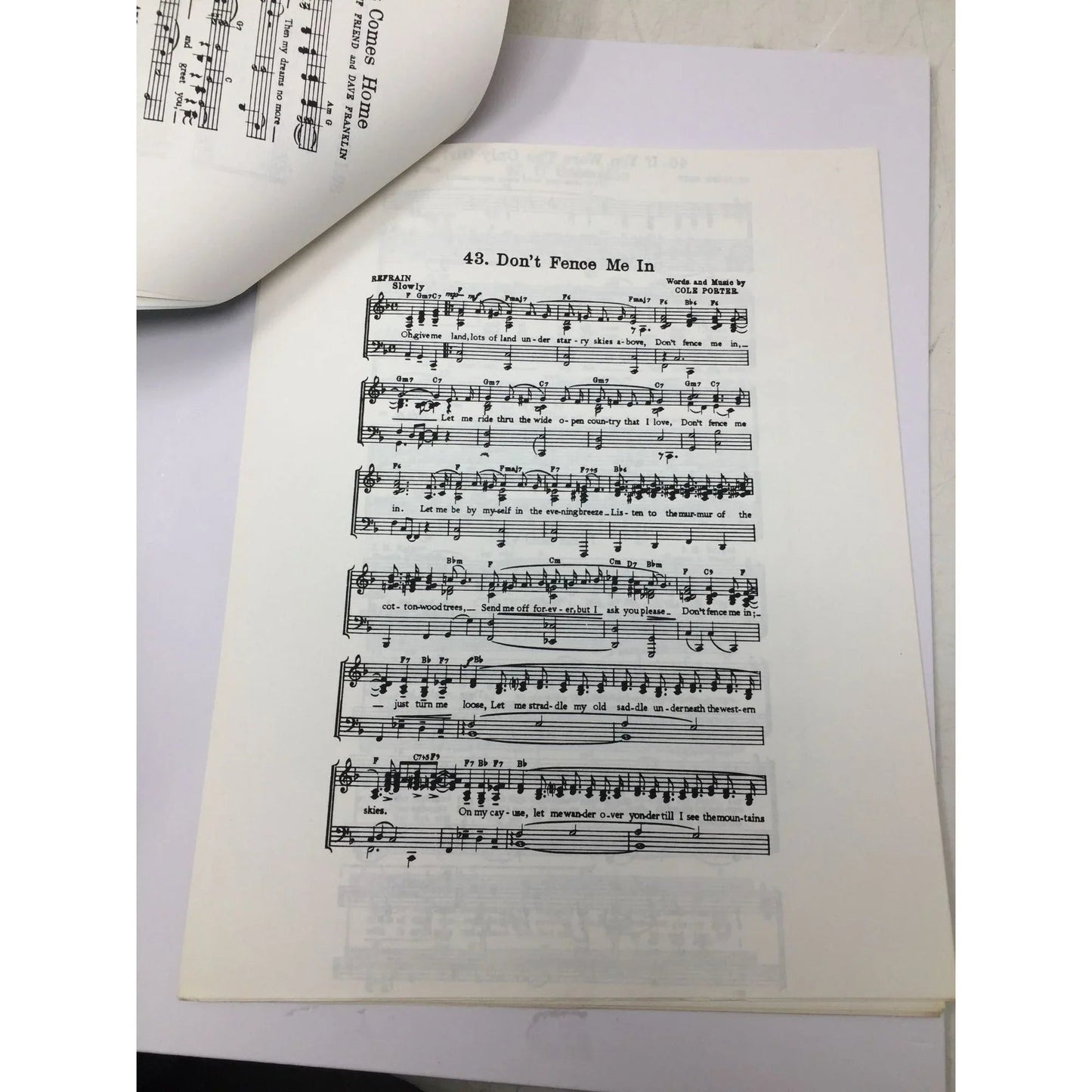 ''Woodville Election Night Supper United Methodist Church'' Sheet Music Pamphlet/Booklet - A+ Stuff - SHEET MUSIC - A+ Stuff