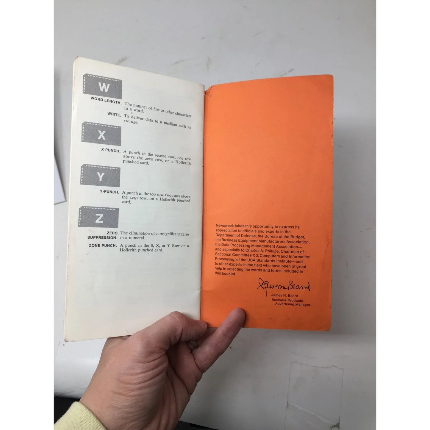 ''Words of the Computer Age'' Vintage Newsweek Paper Brochure - newsweek - Brochures - A+ Stuff