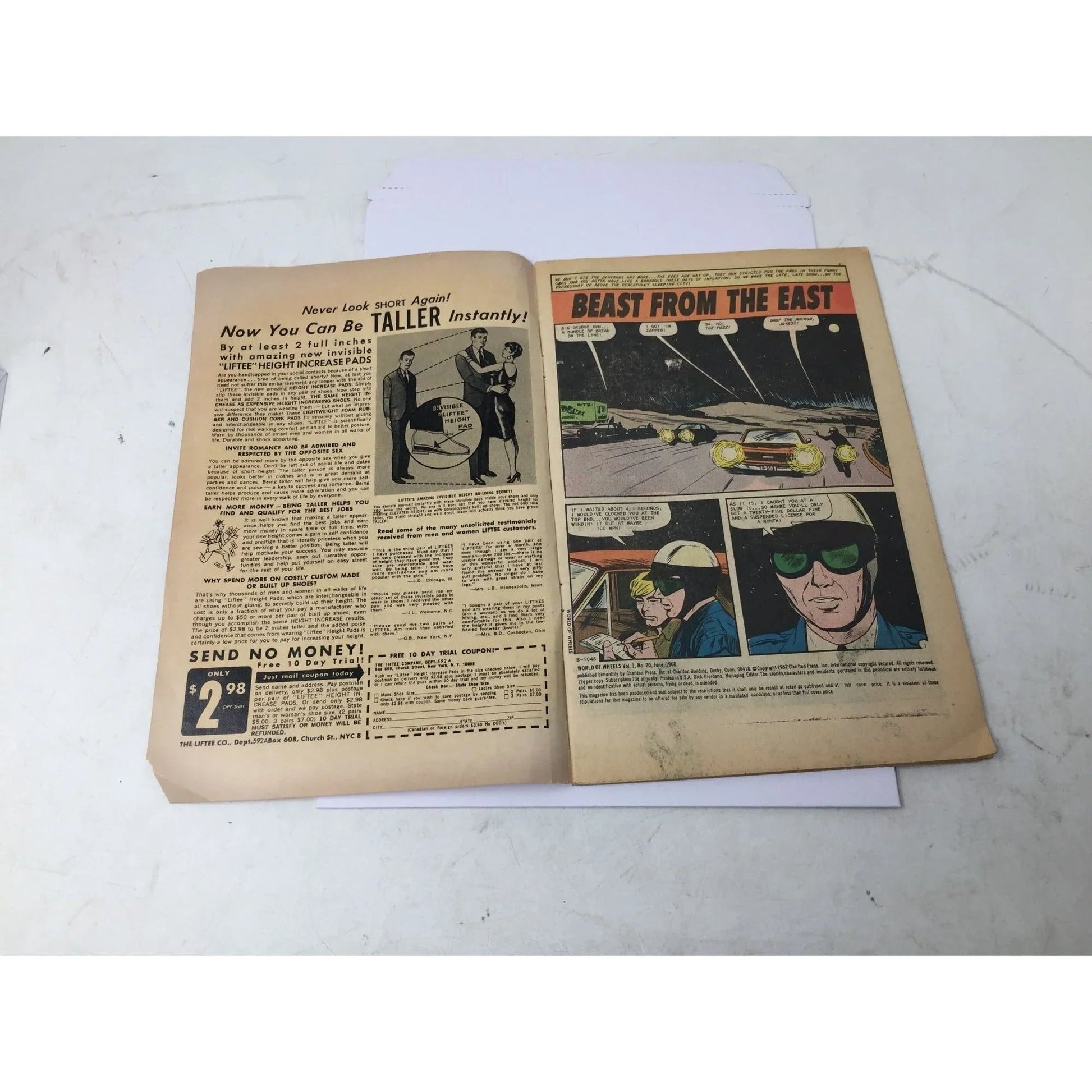 ''World Of Wheels Ken King in Drag Bike!''20 (June 1968) - A+ Stuff - comic books - A+ Stuff