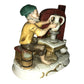 Norman Rockwell Pottery Maker making Vase Porcelain Figurine -Vintage