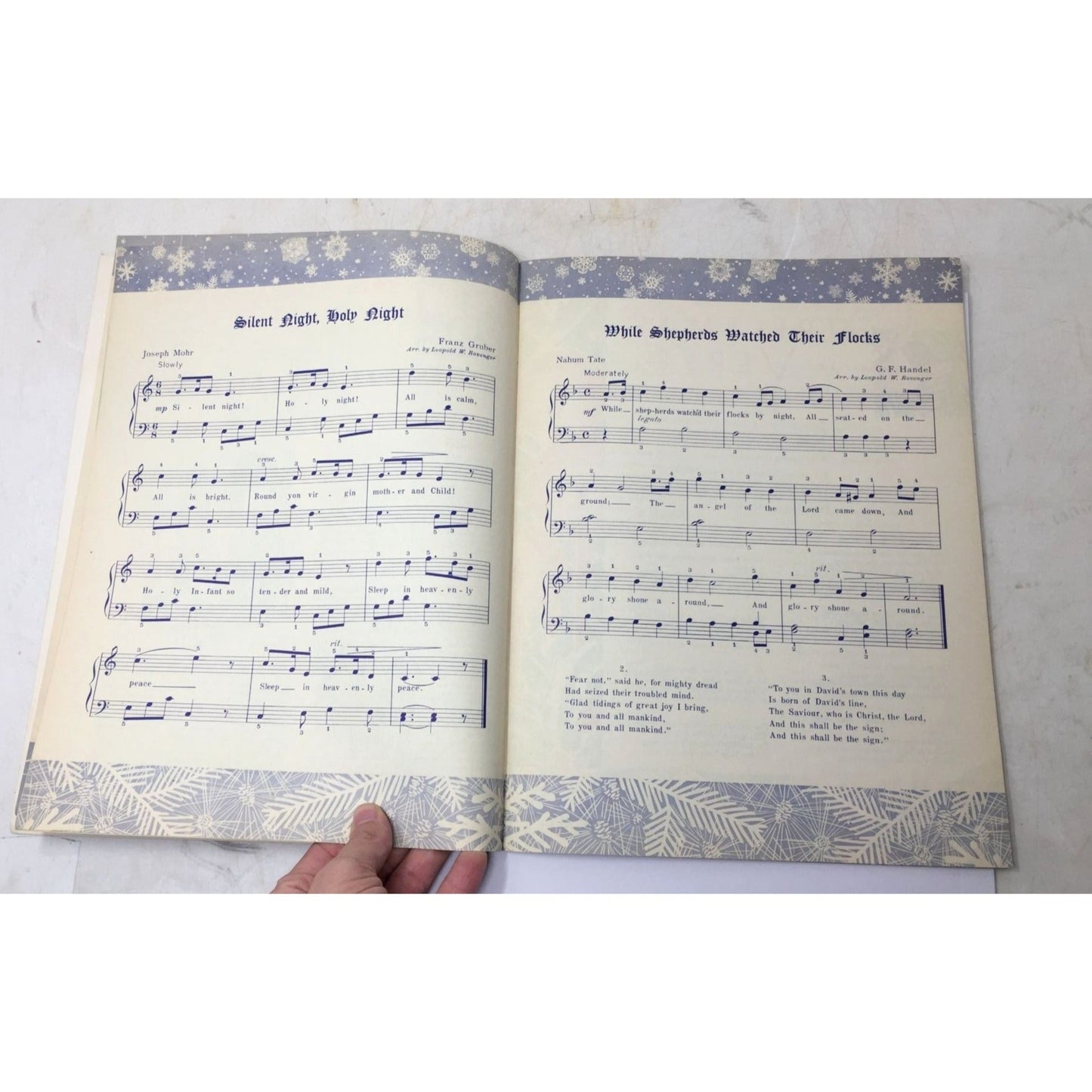 Vintage Holiday Book titled A Merry Christmas in Song, Verse, and Story. unbranded  A+ Stuff Sheet Music