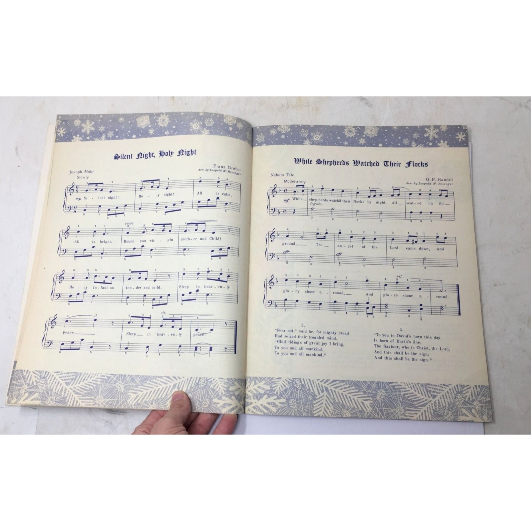 Vintage Holiday Book titled A Merry Christmas in Song, Verse, and Story. unbranded  A+ Stuff Sheet Music