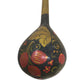 Traditional Khokhloma Vintage Soviet Time Russian Folk Art Wood Large Spoon - A+ Stuff