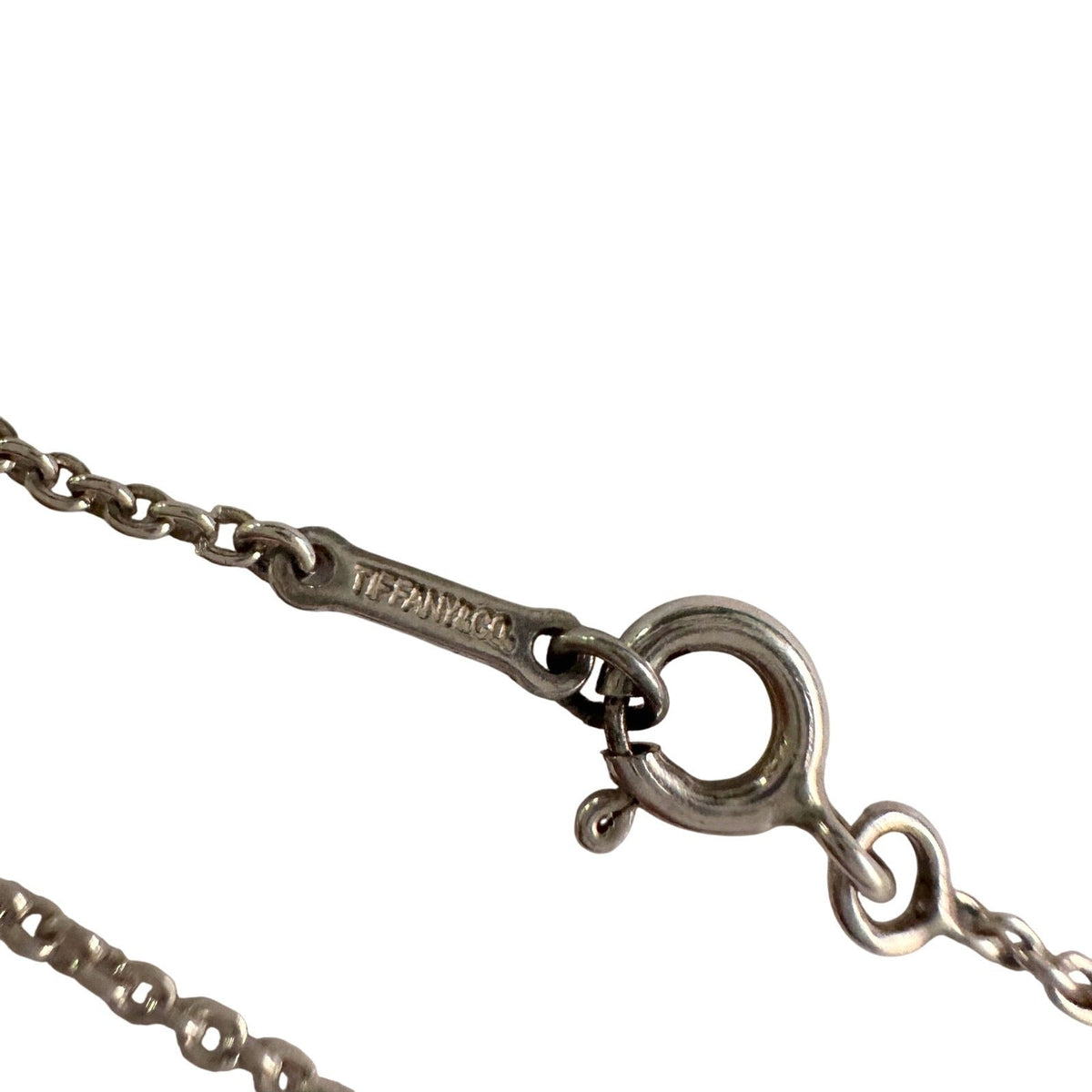 Tiffany & Co Vintage Apple Necklace in Sterling Silver 16" Chain A+ Stuff  A+ Stuff
