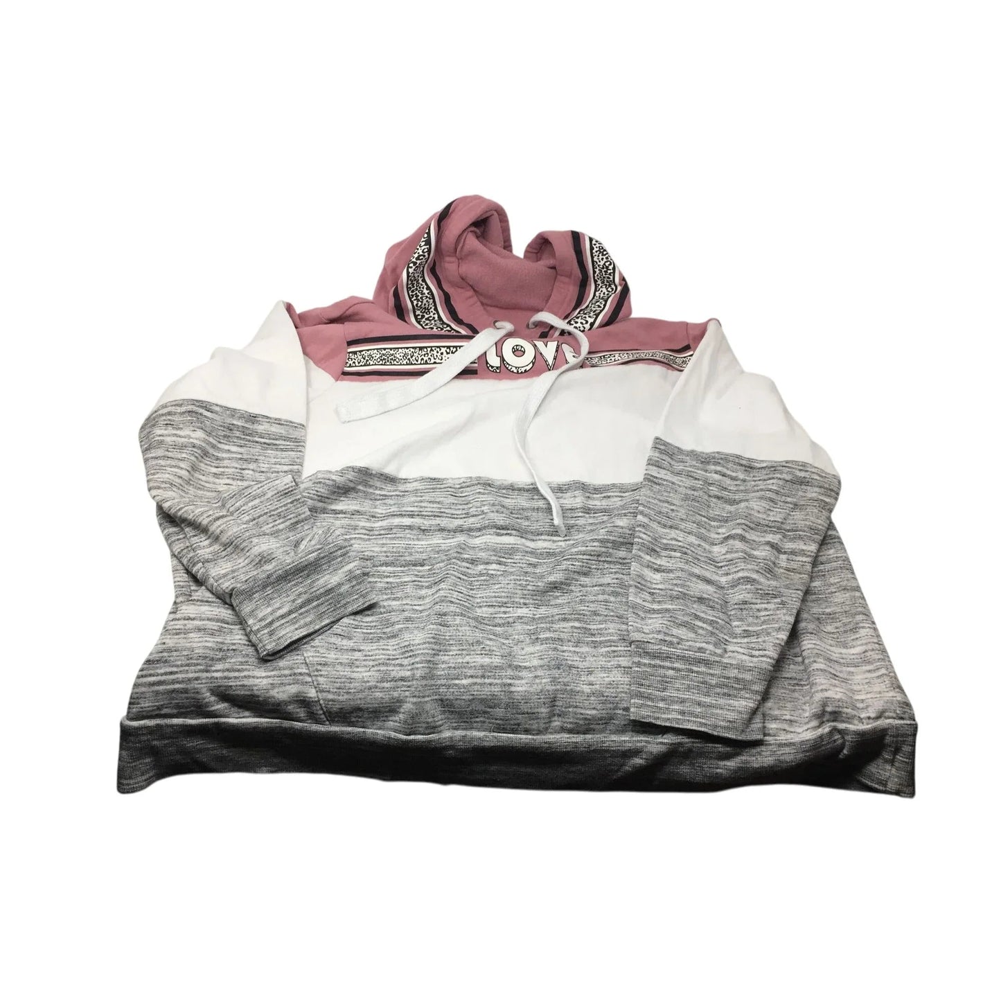 XERSION WOMENS SIZE 2X PLUS ''LOVE'' HOODIE - XERSION - Shirts & Tops - A+ Stuff