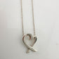 Tiffany and Company Paloma Picasso Loving Heart Necklace with Box & Dusbag