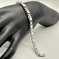 XO Infinity Bracelet Lab Created Opal and Diamond Accent in Sterling Silver Setting - Stunning Gemstones - A+ Stuff