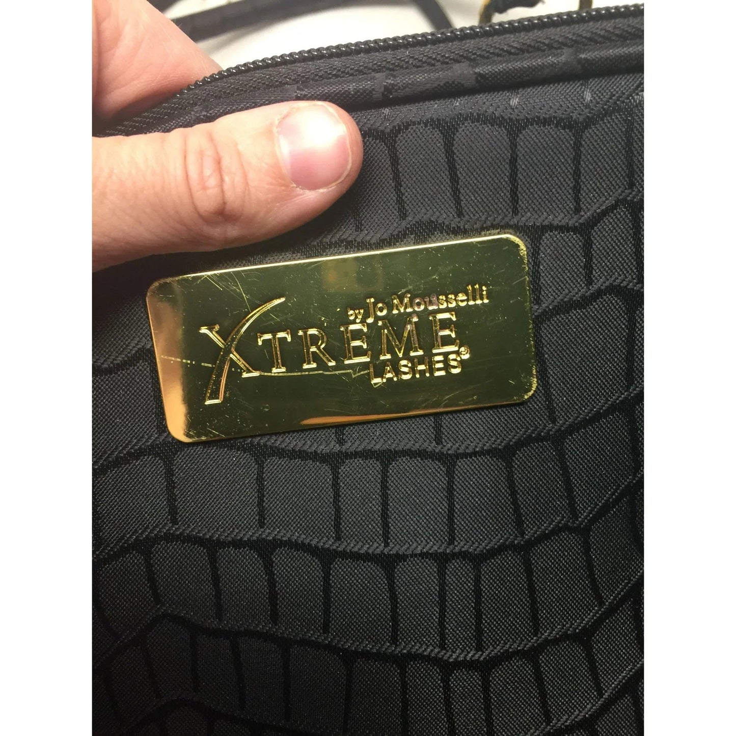 Xtreme Lashes by Jo Mousselli Black Carry Case with Handle & Strap - Xtreme Lashes by Jo Mousselli - Cosmetic & Toiletry Bags - A+ Stuff