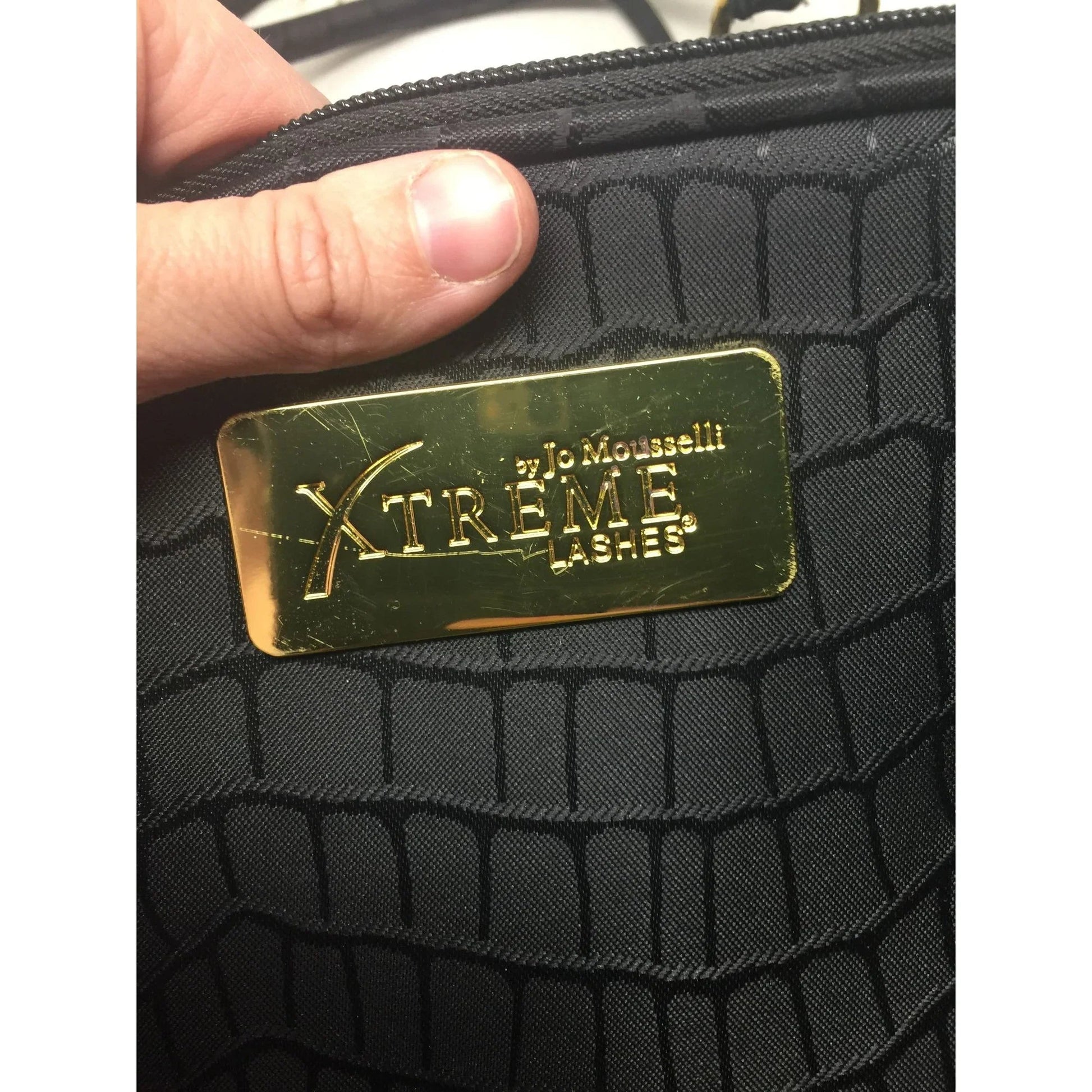 Xtreme Lashes by Jo Mousselli Black Carry Case with Handle & Strap - Xtreme Lashes by Jo Mousselli - Cosmetic & Toiletry Bags - A+ Stuff