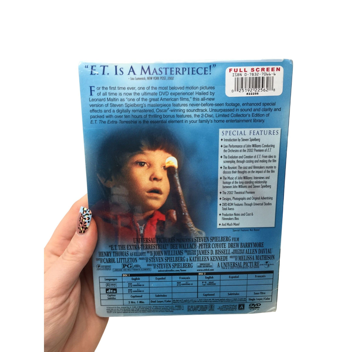 20th Anniversary 2-Disc Limited Collector's Edition DVD of E.T. the Extra-Terrestrial. A+ Stuff  A+ Stuff DVDs & Videos