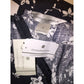 Christopher & Banks Womens Size 6 Blue Calf-Length Skirt with White Floral Pattern Size 6 Christopher & Banks