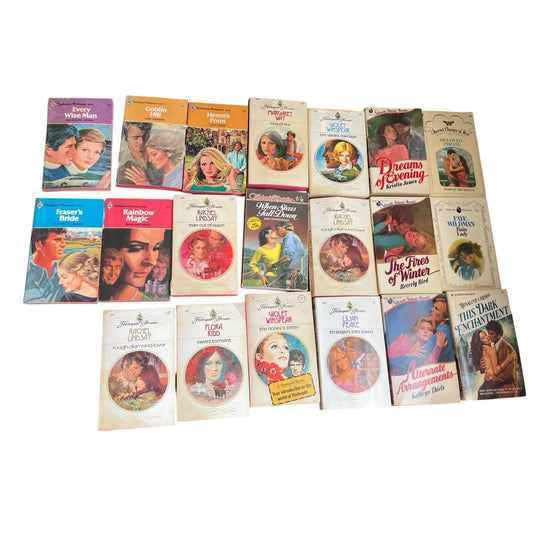 Vintage Romance Novels (20 Titles) - Harlequin and Others - Well Kept Collection! A+ Stuff  A+ Stuff Books