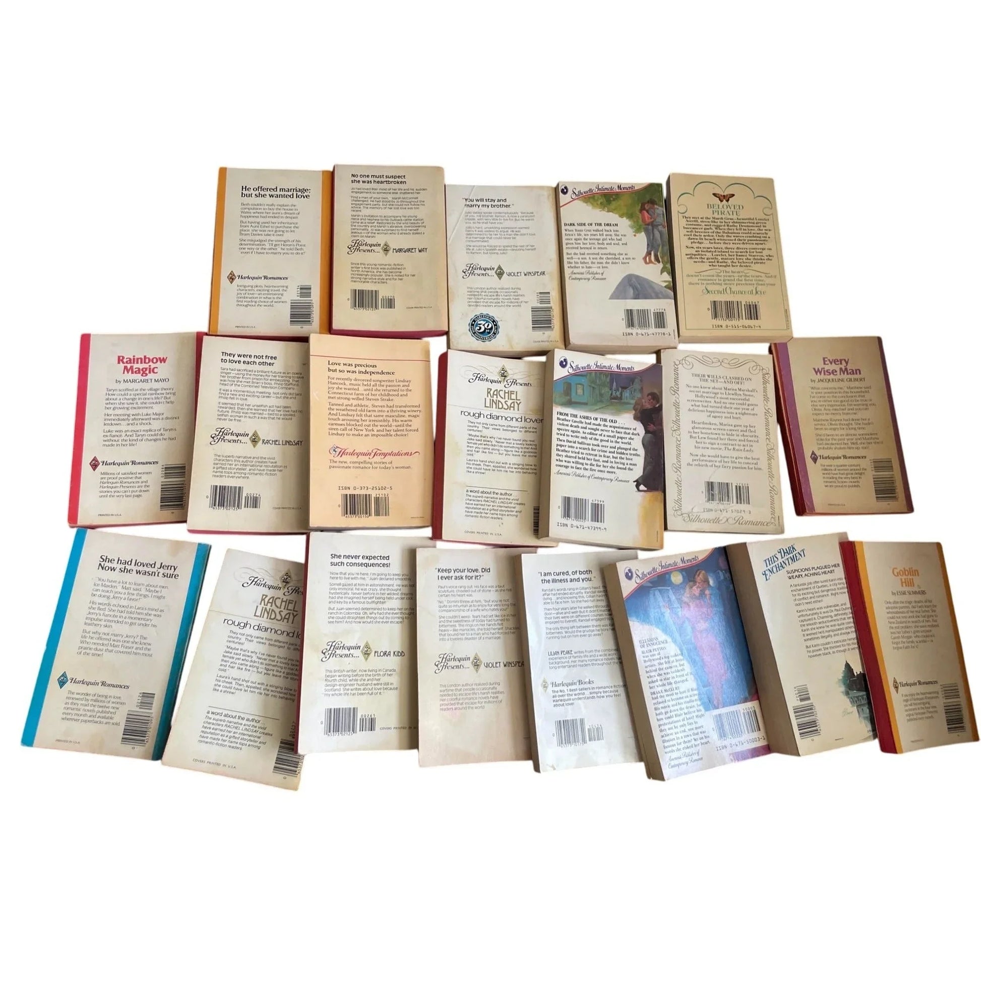 Vintage Romance Novels (20 Titles) - Harlequin and Others - Well Kept Collection! A+ Stuff  A+ Stuff Books