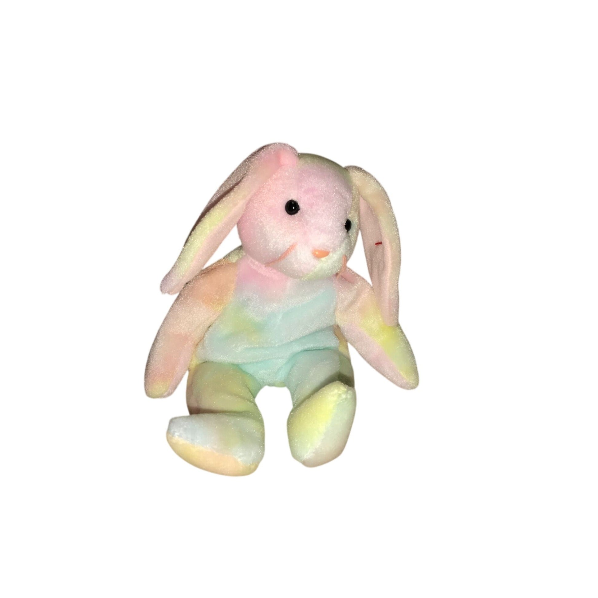 1998 Hippie the tie-dyed Bunny Beanie Baby TY Beanie Baby  A+ Stuff Plush Toys / Stuffed Animals