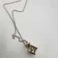 Tiffany and Co Atlas Cube Necklace Sterling Silver