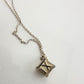 Tiffany and Co Atlas Cube Necklace Sterling Silver