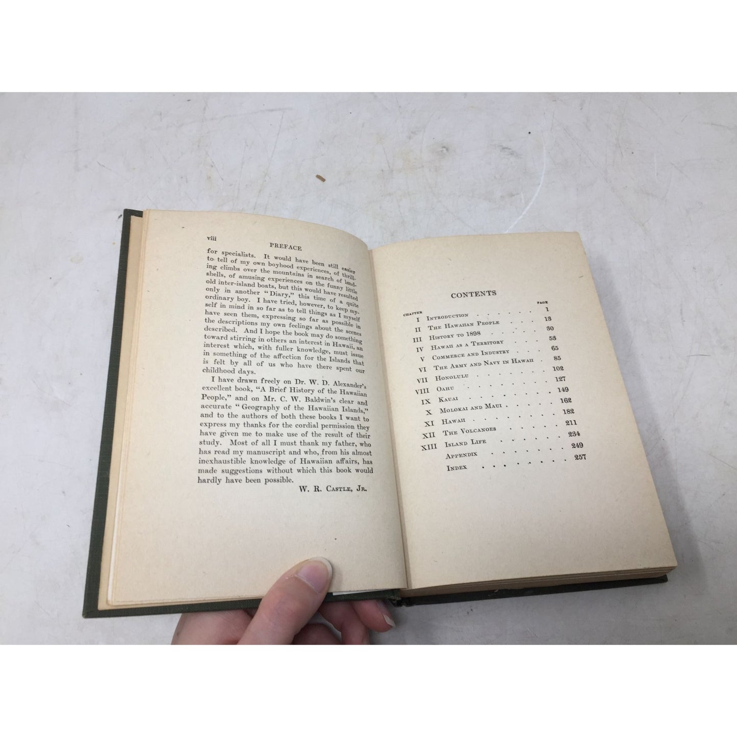 ''HAWAII PAST & PRESENT'' BY WILLIAM R CASTLE JR