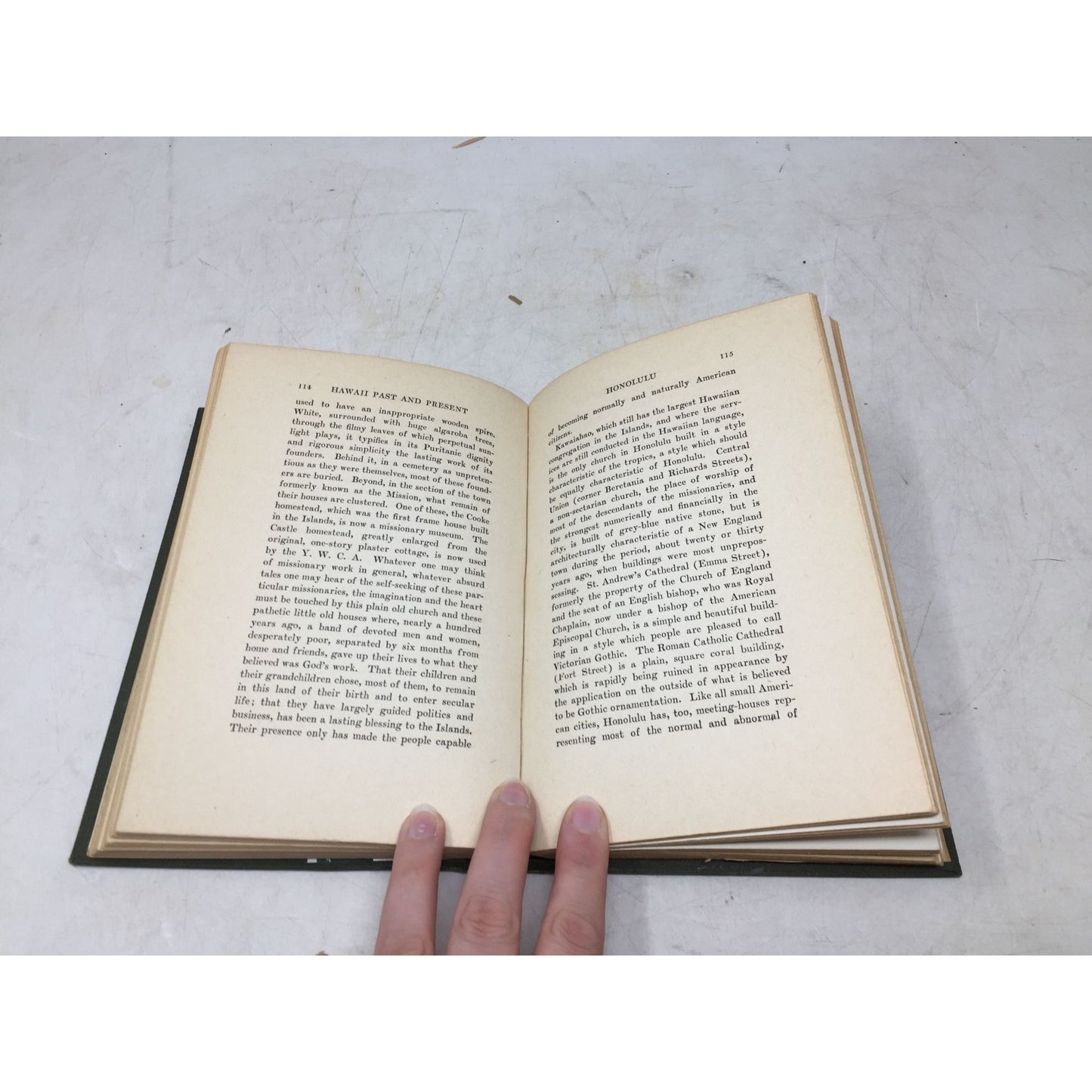 ''HAWAII PAST & PRESENT'' BY WILLIAM R CASTLE JR