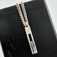 Men's GUCCI G Mark Necklace w Dust Bag, Box, COA & Booklet - Sterling Silver