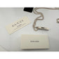 Men's GUCCI G Mark Necklace w Dust Bag, Box, COA & Booklet - Sterling Silver