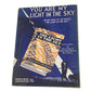''You are my light in the sky'' 1929 Sheet Music - Remick music corporation - SHEET MUSIC - A+ Stuff