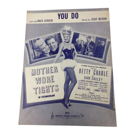 ''You Do'' by Mack Gordon and Josef Myrow - A+ Stuff - sheet music - A+ Stuff