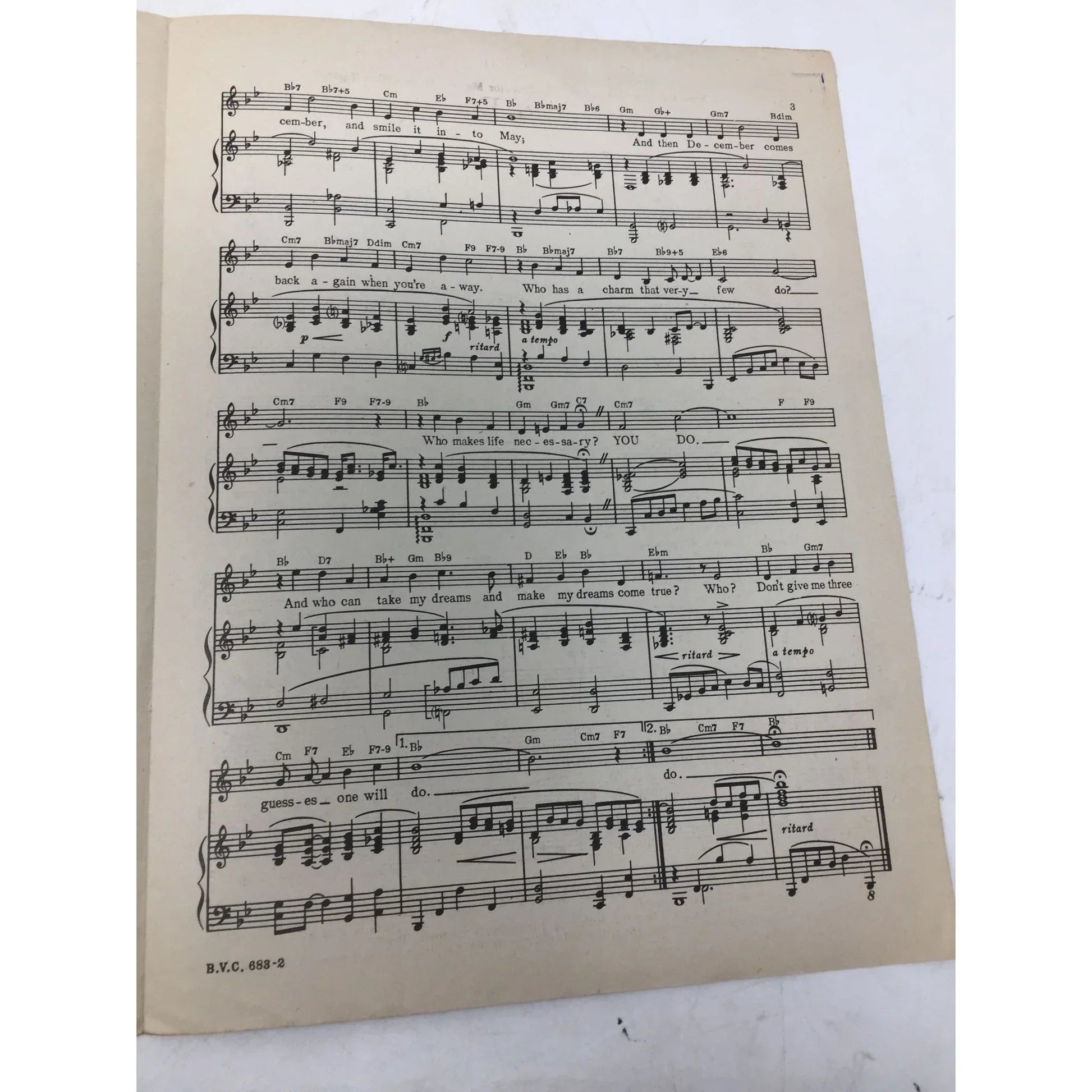 ''You Do'' by Mack Gordon and Josef Myrow - A+ Stuff - sheet music - A+ Stuff