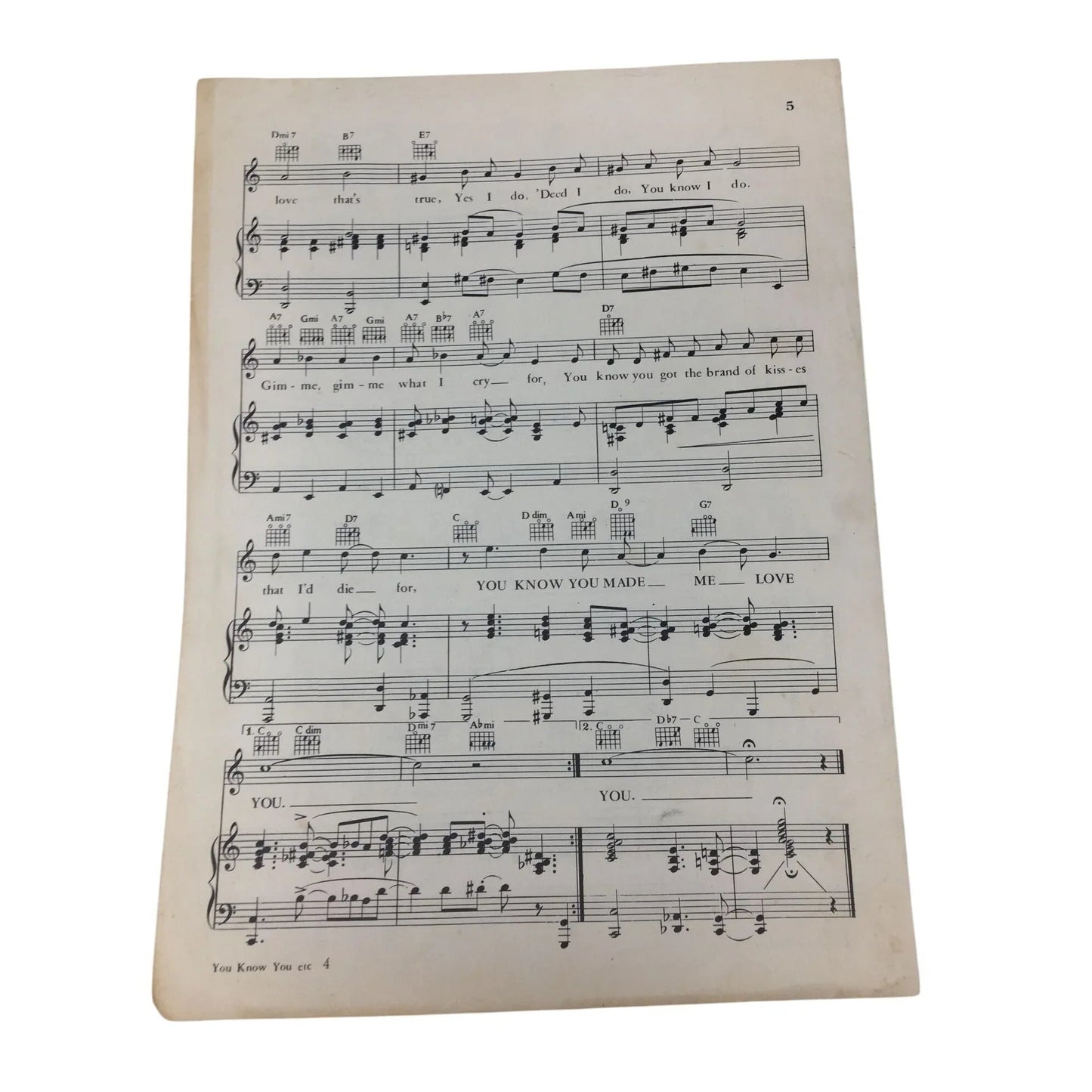 ''You Made Me Love You (I Didn't Want To Do It)'' Sheet Music - A+ Stuff - SHEET MUSIC - A+ Stuff