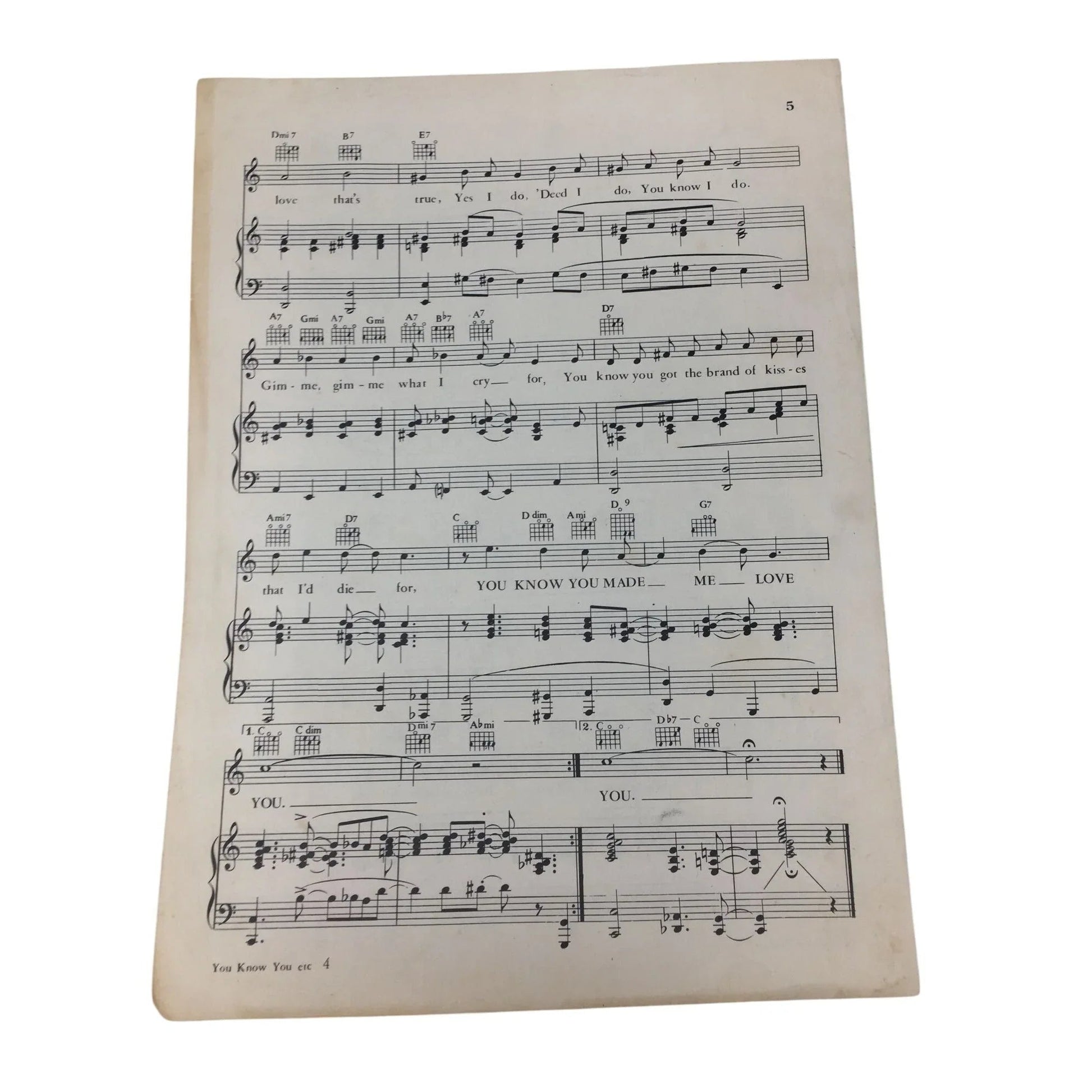 ''You Made Me Love You (I Didn't Want To Do It)'' Sheet Music - A+ Stuff - SHEET MUSIC - A+ Stuff