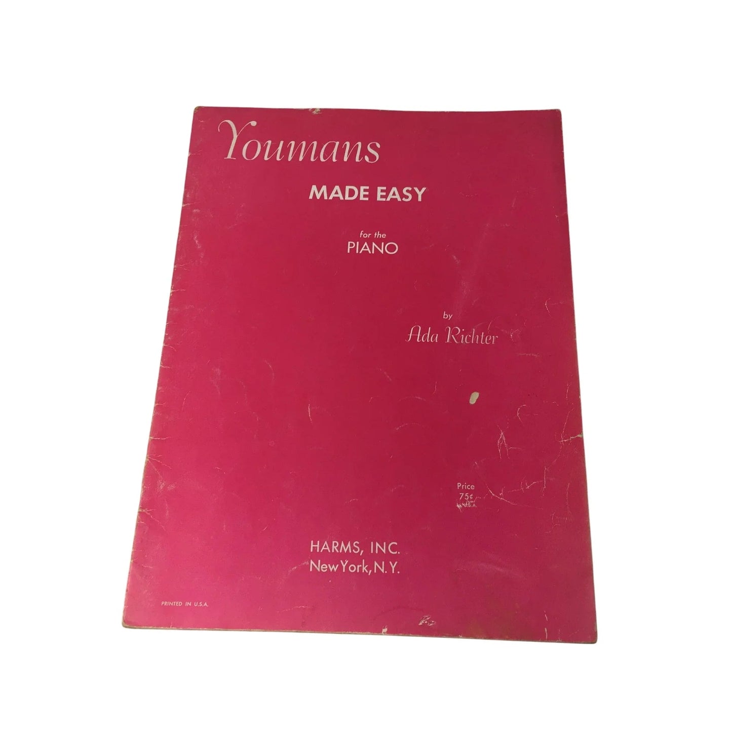 ''YOUMANS MADE EASY FOR THE PIANO'' by Ada Richter - A+ Stuff - SHEET MUSIC - A+ Stuff