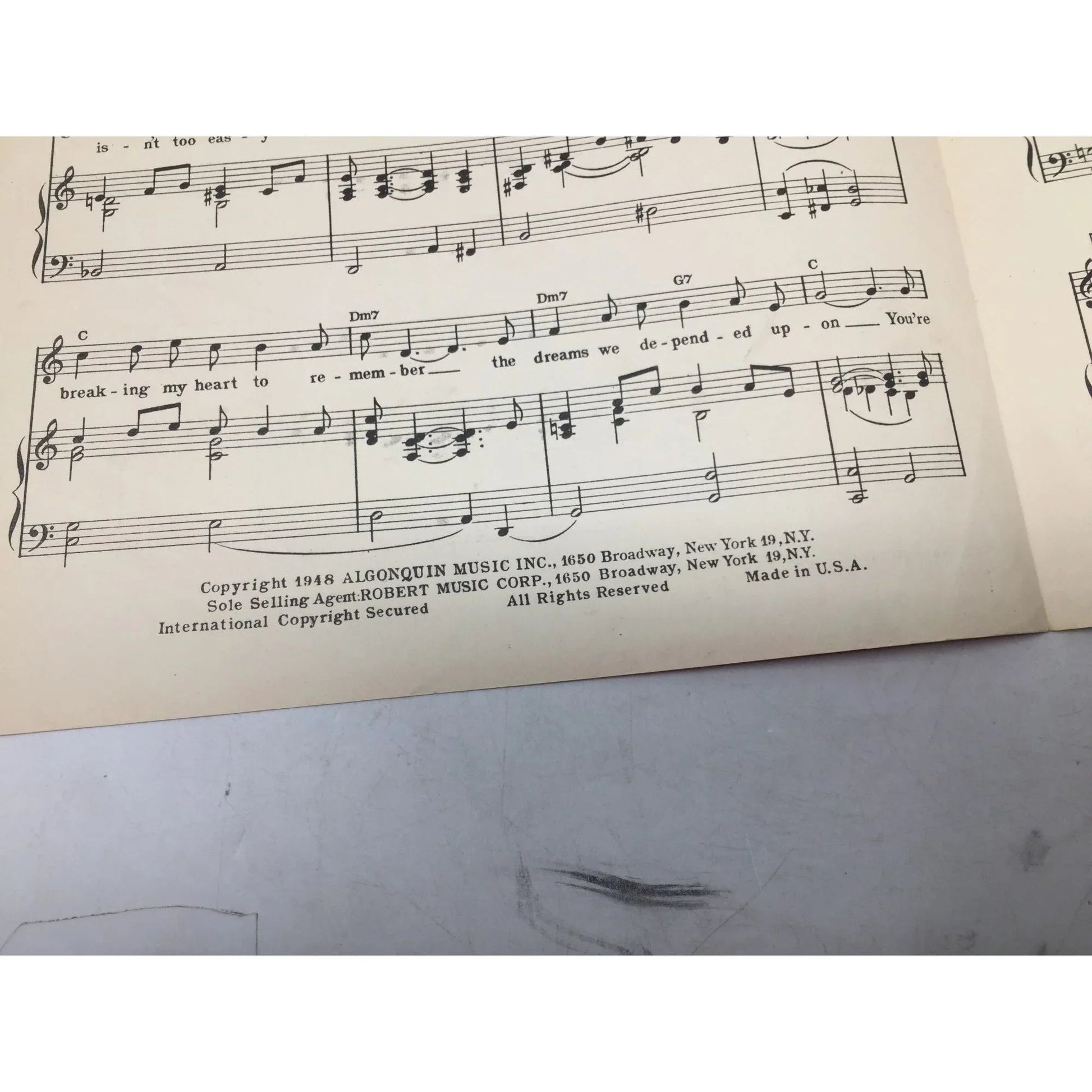 ''You're Breaking My Heart'' by Pat Genaro and Sunny Skylar - A+ Stuff - sheet music - A+ Stuff