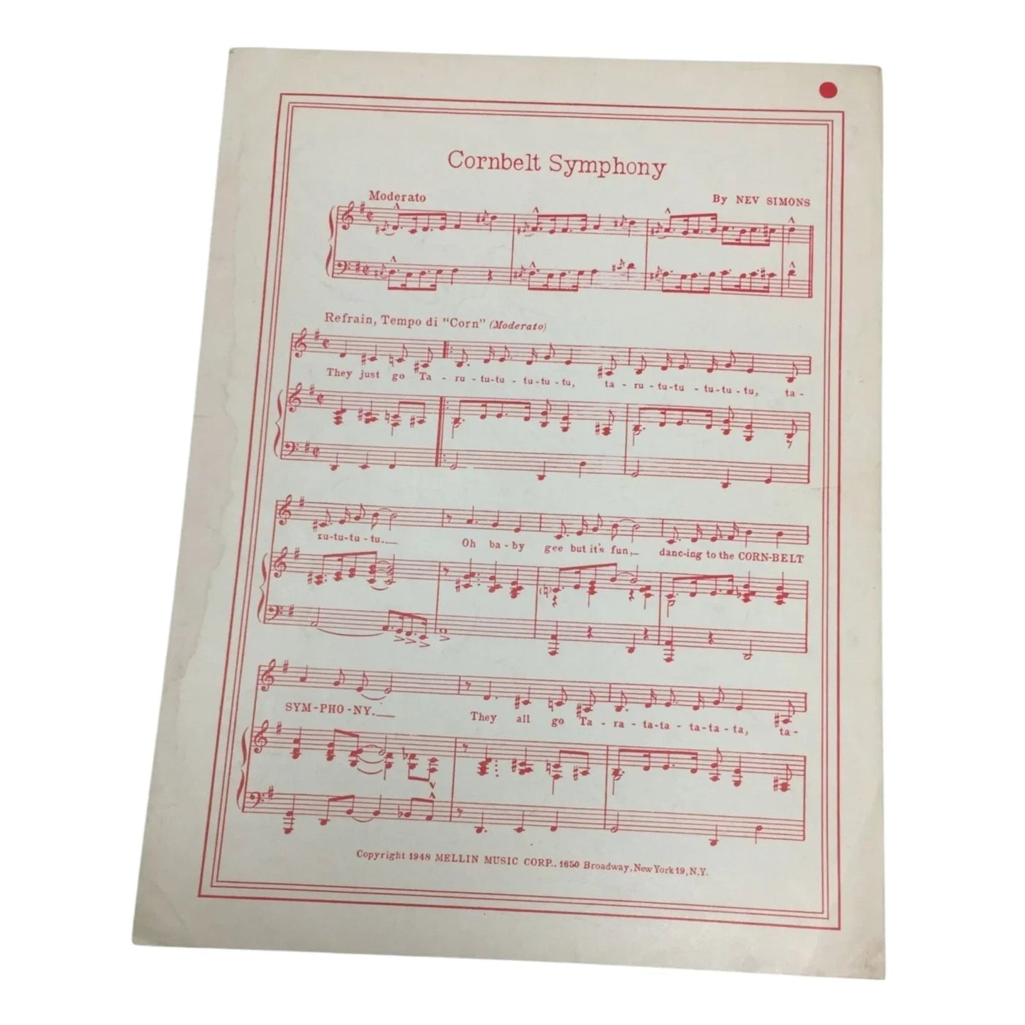 ''You're Breaking My Heart'' by Pat Genaro and Sunny Skylar - A+ Stuff - sheet music - A+ Stuff