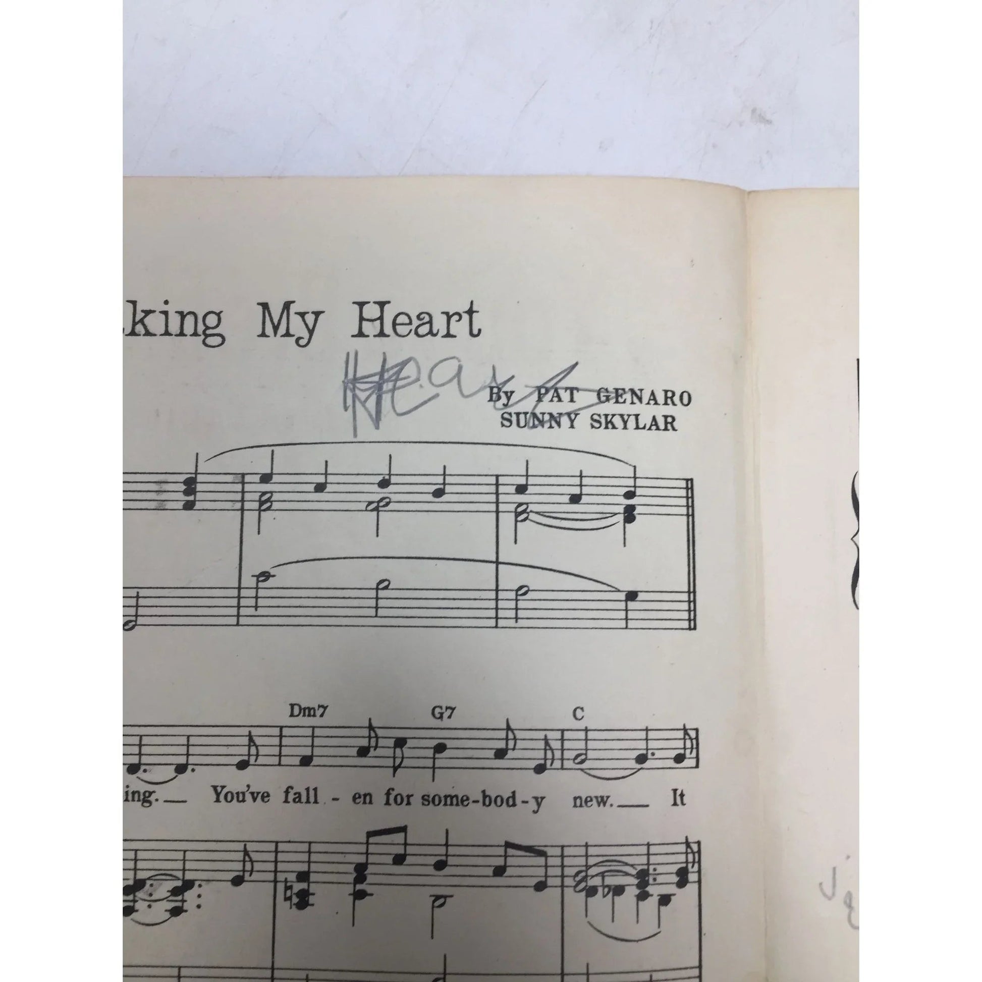''You're Breaking My Heart'' by Pat Genaro and Sunny Skylar - A+ Stuff - sheet music - A+ Stuff