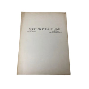 ''You're My Poem of Love'' by Howard Johnson and Zdenko Fibich