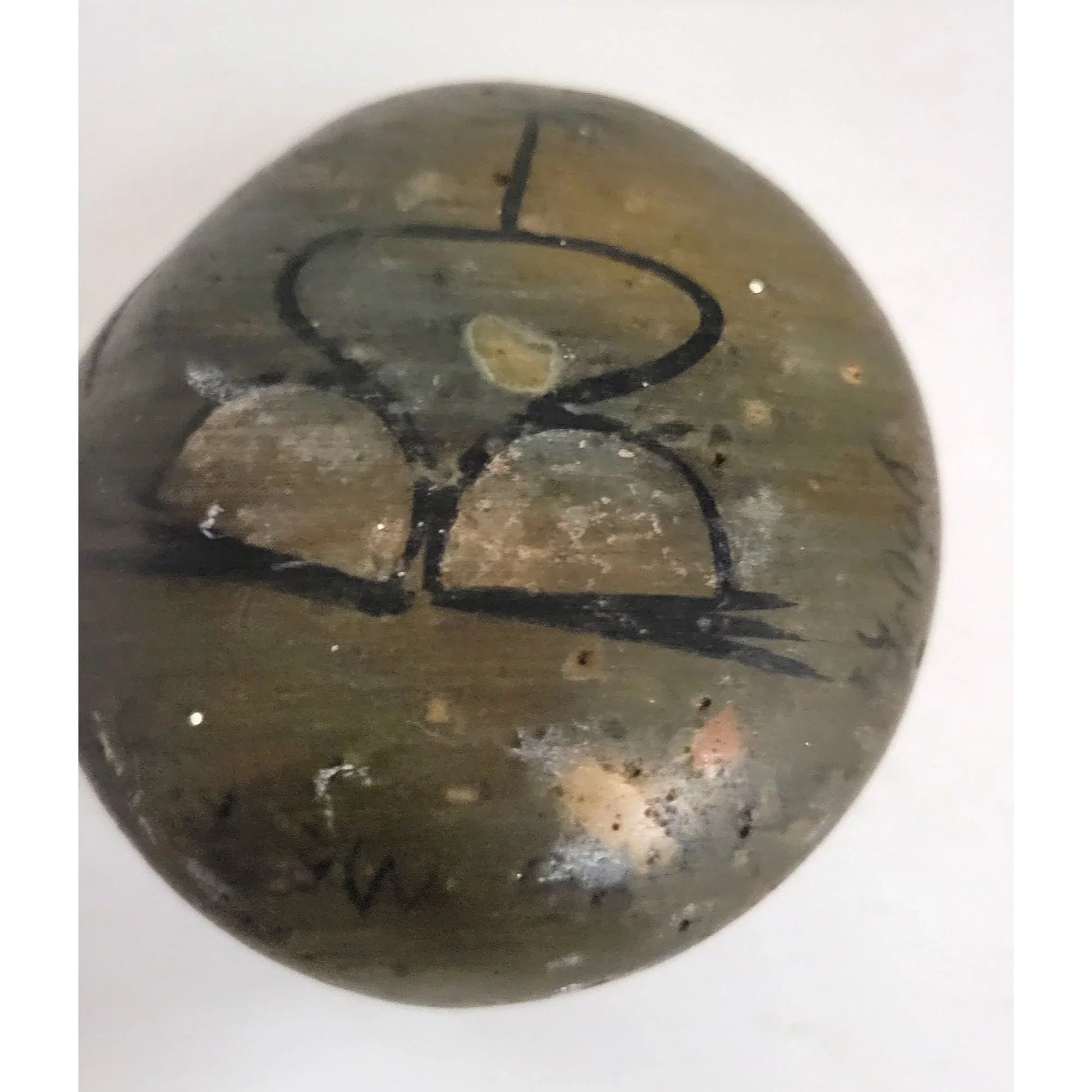 "You're Taking Me For Granite" Round Brown Rock with Design on the front - A+ Stuff - Collectibles - A+ Stuff