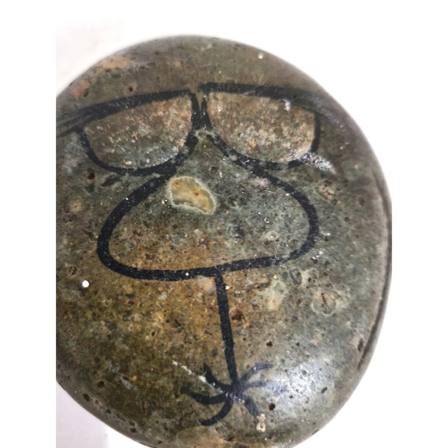 "You're Taking Me For Granite" Round Brown Rock with Design on the front - A+ Stuff - Collectibles - A+ Stuff