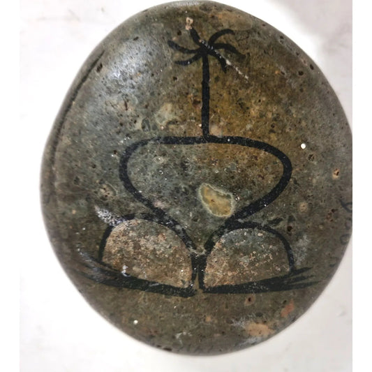 "You're Taking Me For Granite" Round Brown Rock with Design on the front - A+ Stuff - Collectibles - A+ Stuff
