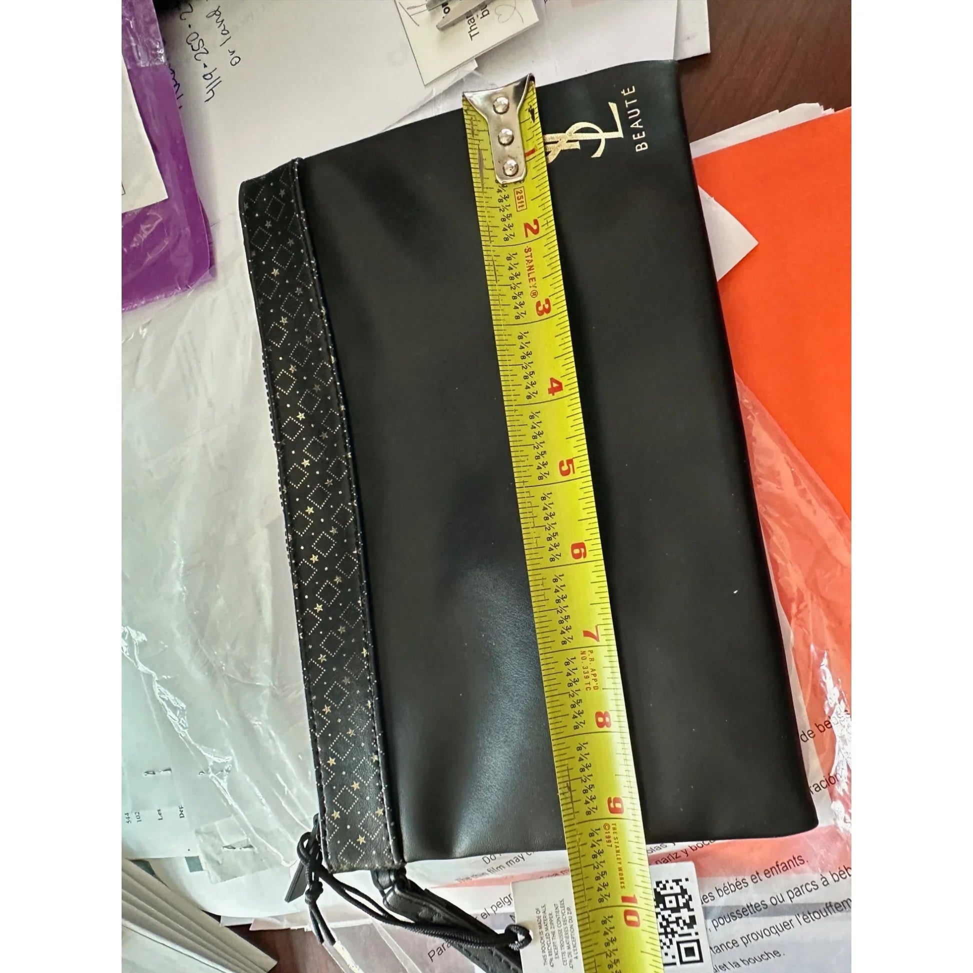 YSL Yves Saint Laurent Black Beaute Pouch - A+ Stuff