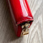YSL Yves Saint Laurent Red Patent Leather Zippy Wallet - A+ Stuff