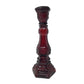 Vintage Avon 1876 Cape Cod Collection Ruby Red Glass Candlestick (Patchwork Cologne Bottle) Avon  A+ Stuff Candle Holders