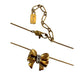 Yves Saint Laurent Gold and Rhinestone Bow Necklace - Yves Saint Laurent - Necklace with Pendant - A+ Stuff